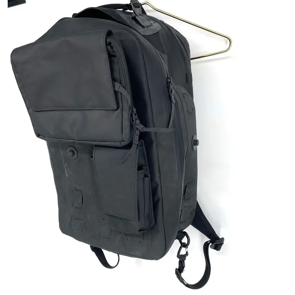 Black Ember Citadel Modular Backpack Black Tech Laptop Travel Commuter Bag